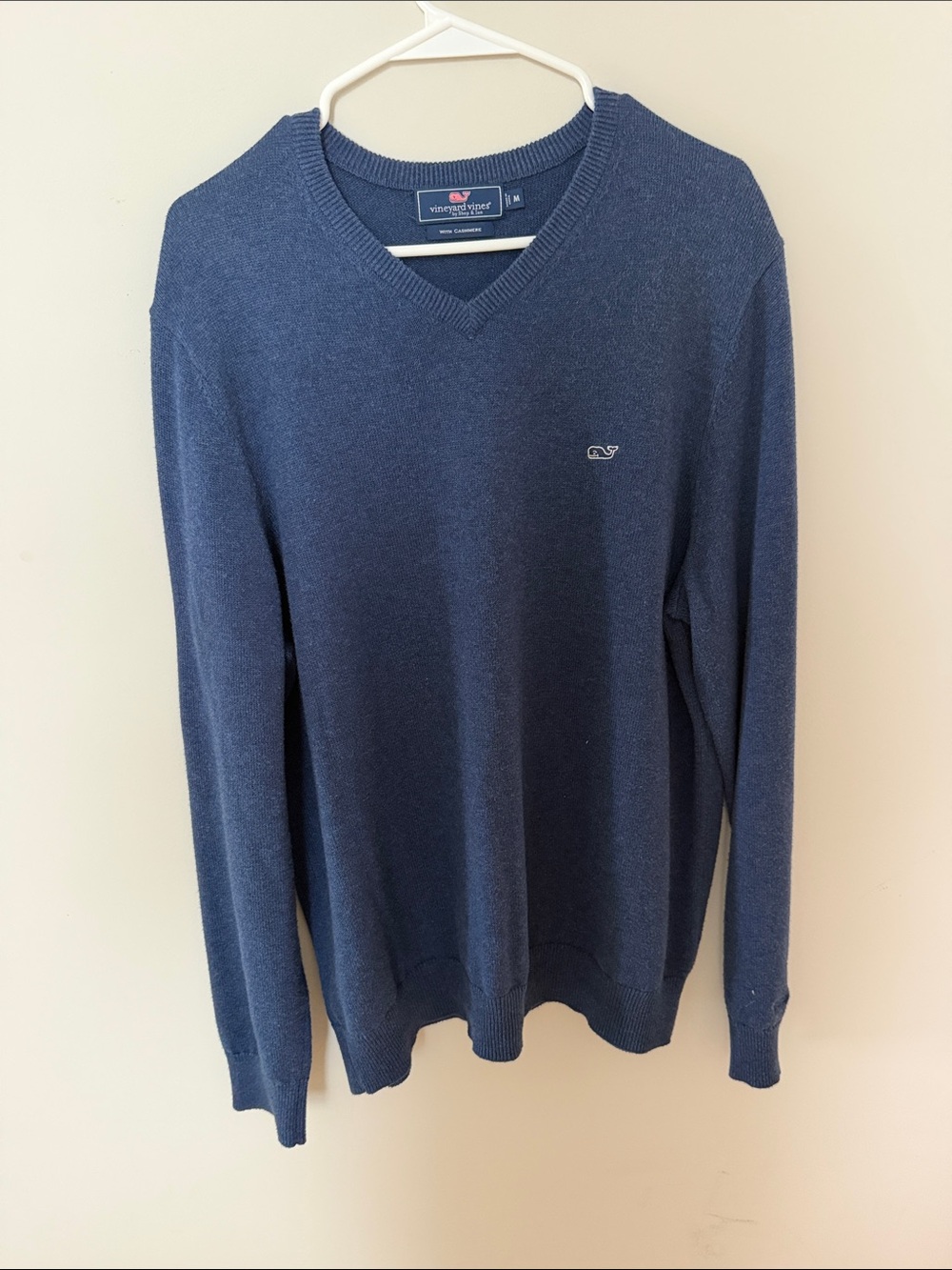 Vineyard Vines  Cashmere Men's Deep Navy V-Neck Sweater